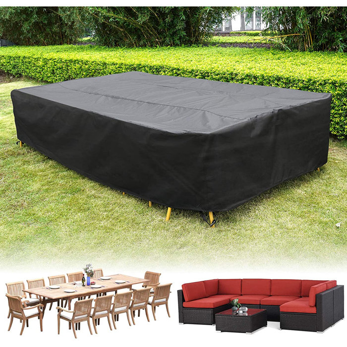 Arlmont & Co. Patio Furniture Cover, Extra Large Waterproof Patio Cover